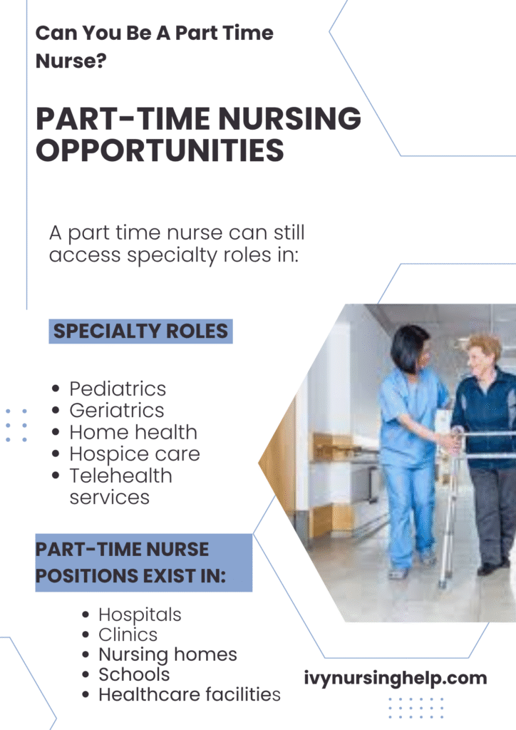Can You Be A Part Time Nurse: Part Time Nursing Opportunities 